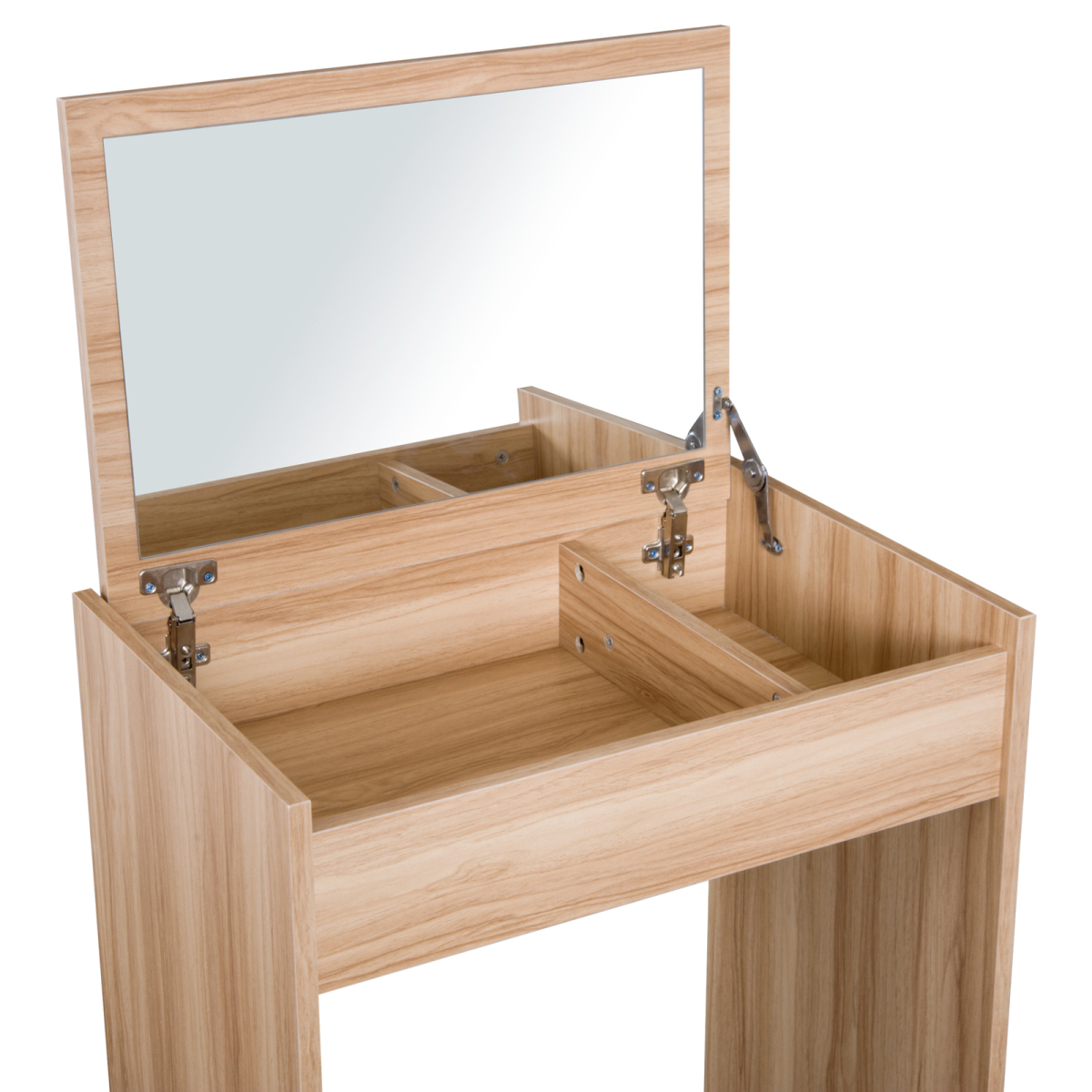 Dressing Table Set with Mirror & Stool-Wood