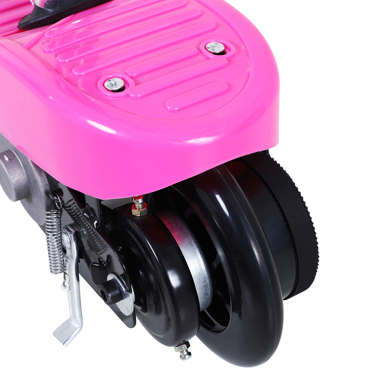 Kids Foldable Electric Powered Scooters 120W Toy Brake Kickstand Pink
