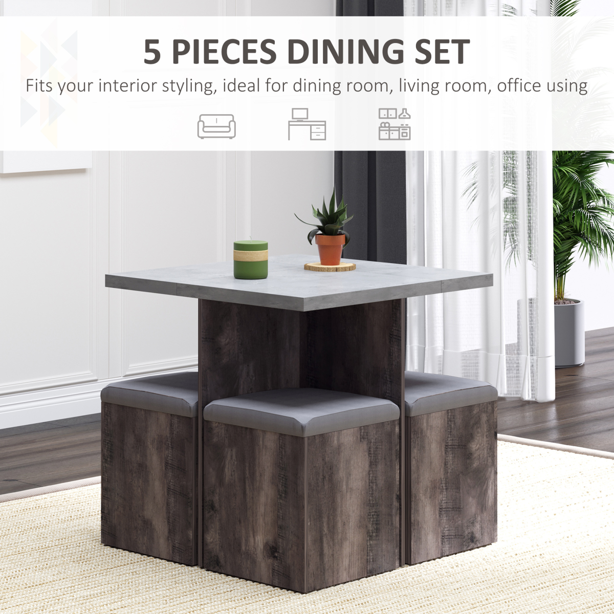 Wooden Dining Table Set