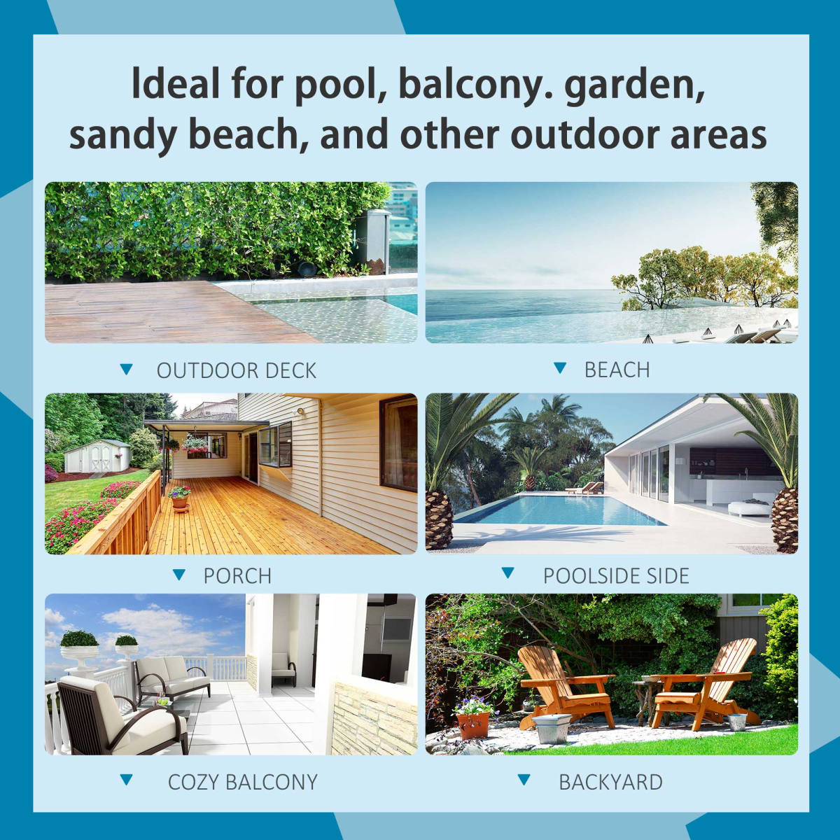 7Pc Rattan Garden Furniture Dining Set: 1 x Rectangular