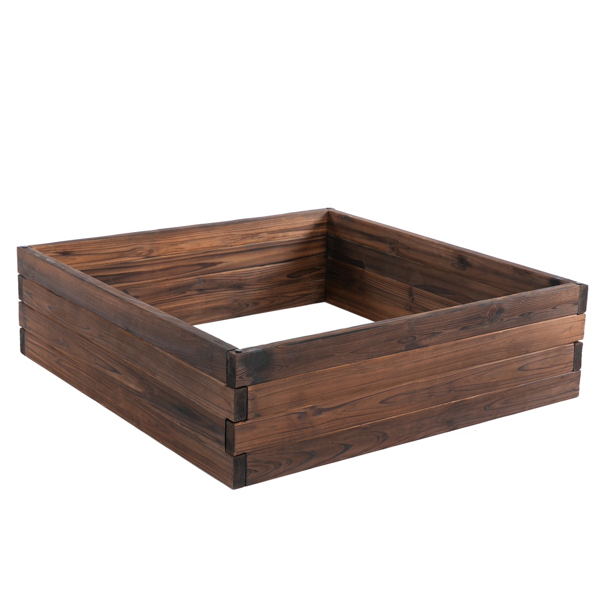 Wooden Raised Garden Bed Planter Grow Containers Pot 80 x 80 x 22.5cm