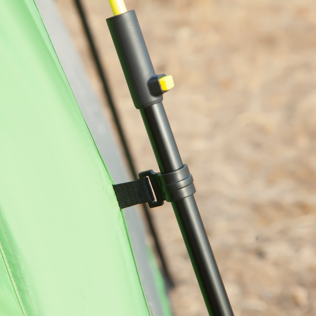 Camping Tent 2-Tier Pop-up Tent w/ Portable Carry Bag 6 Person