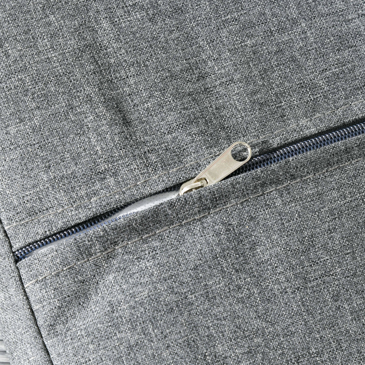 Outsunny Garden Rattan Leisure Chair Set with Adjustable Backrest, Grey