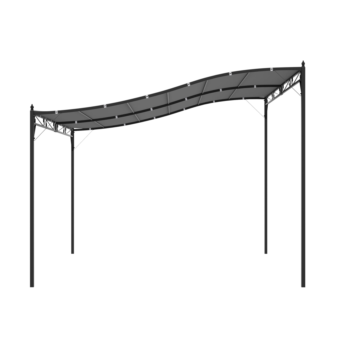 Canopy Metal Wall Gazebo