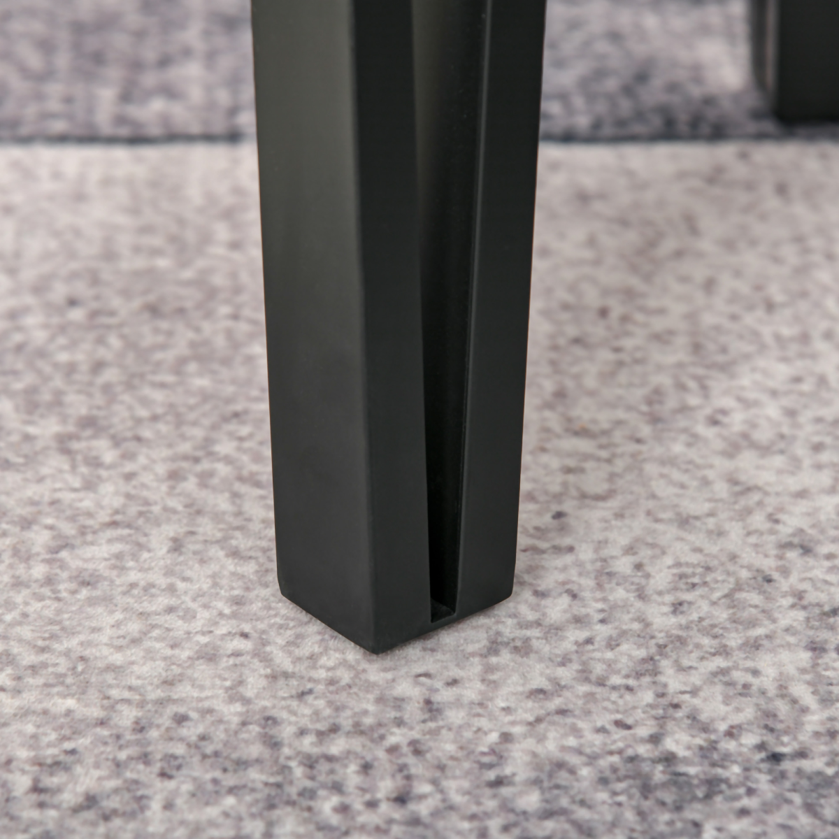 Stackable Coffee Table Set Accent Furniture MDF Steel Frame Walnut