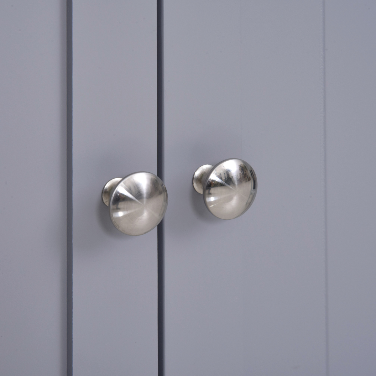 kleankin MDF 2-Drawer Bathroom Cabinet Bathroom Freestanding Cabinet Grey