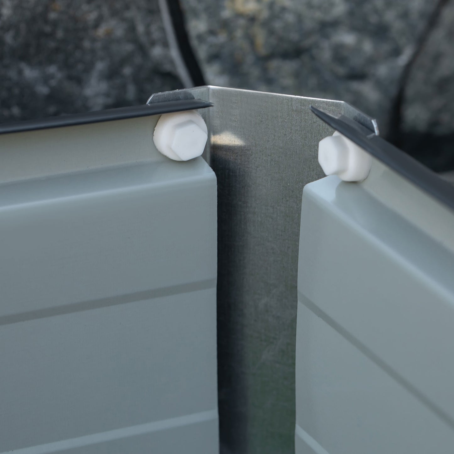 Raised Garden Bed, Elevated Planter Box & Gloves, Grey