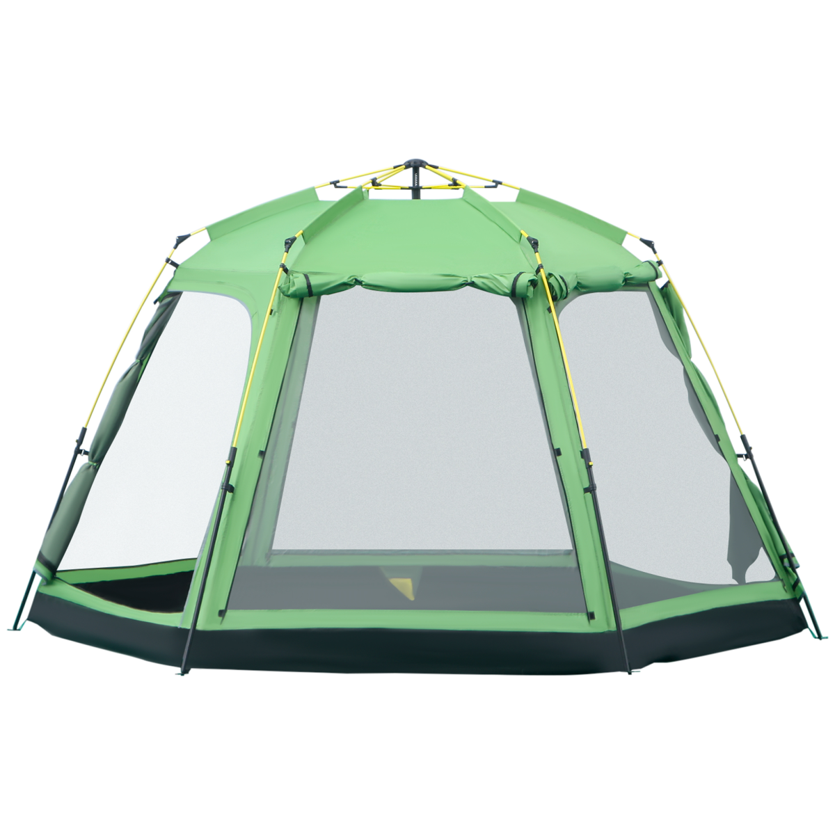 Camping Tent 2-Tier Pop-up Tent w/ Portable Carry Bag 6 Person