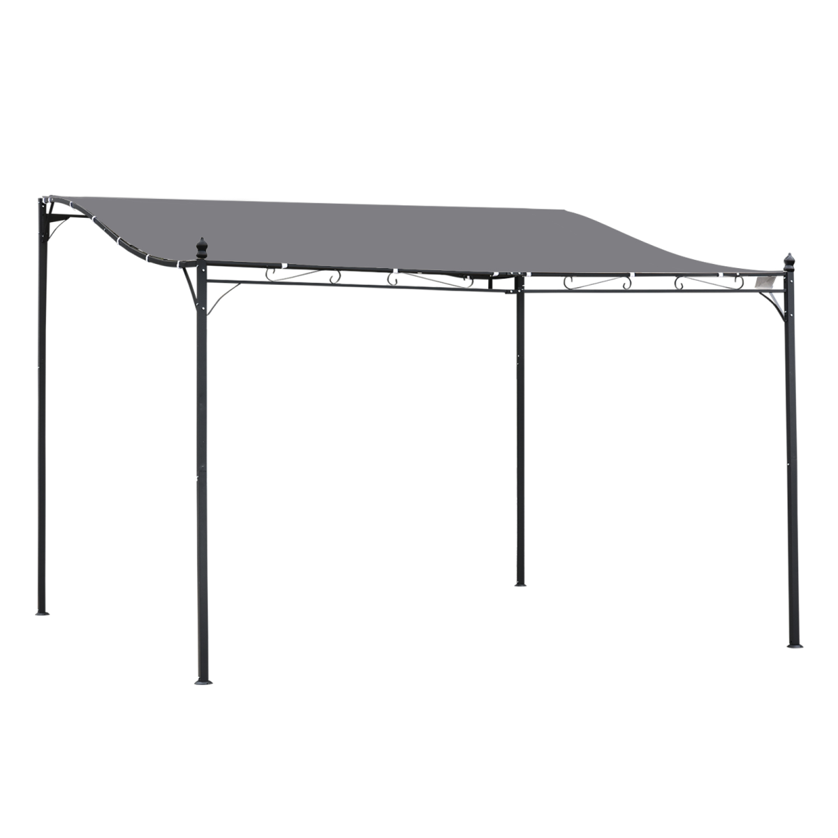 Canopy Metal Wall Gazebo