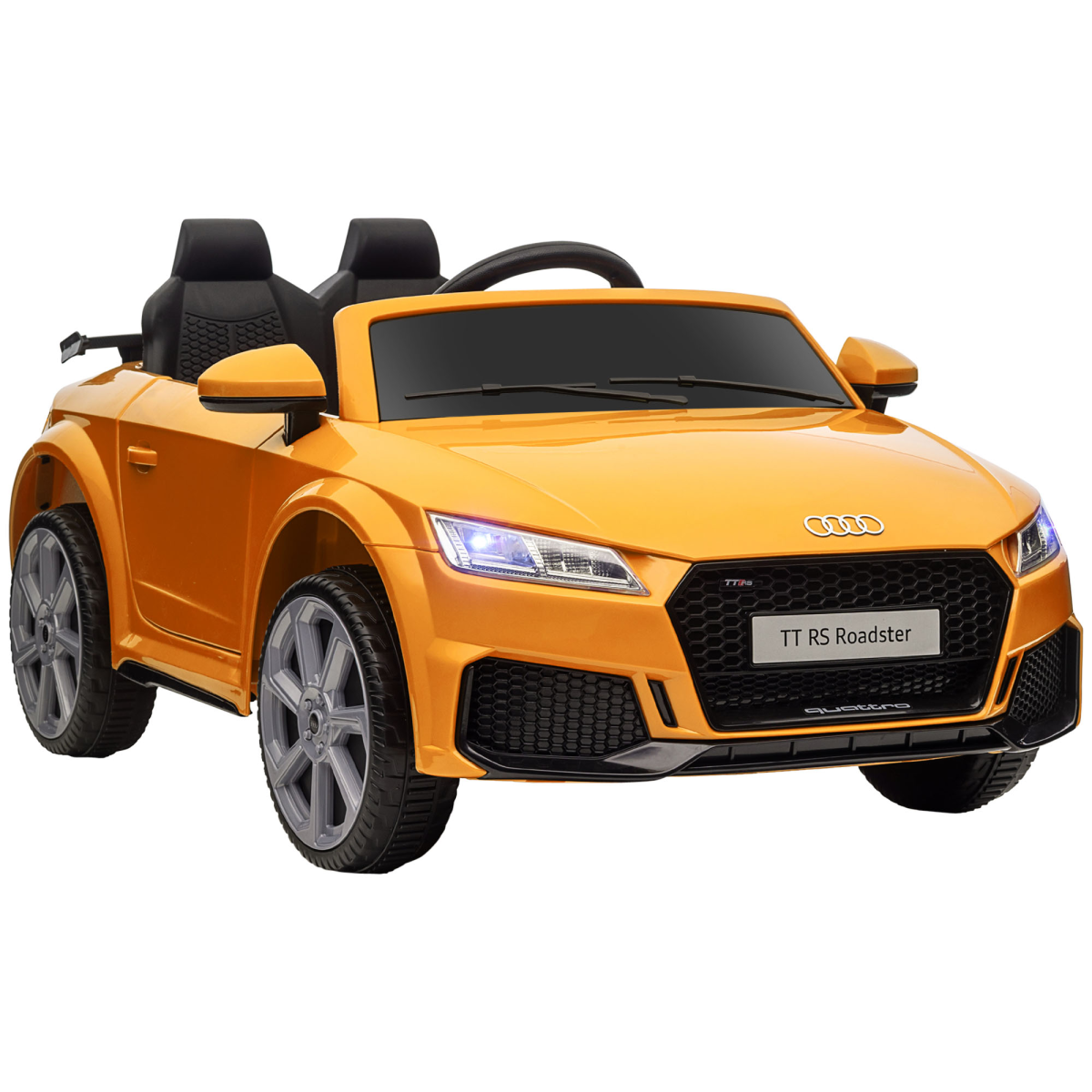 Battery Licensed Audi TT RS Ride-On Car w/ Removable Highlights, MP3 Player 12V
