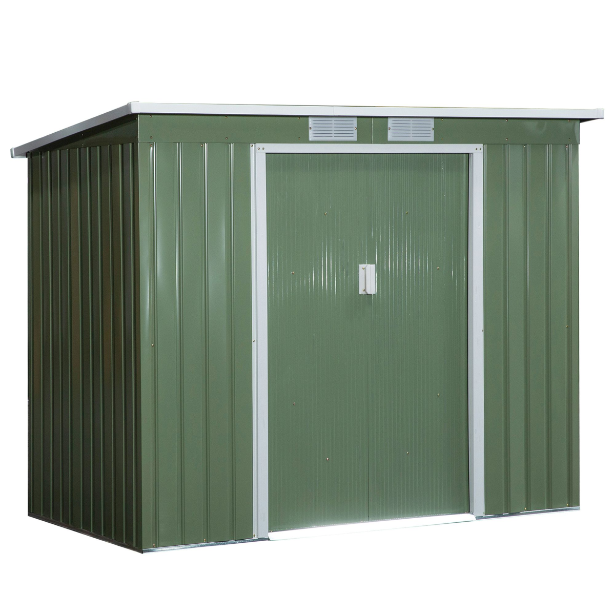 Garden Storage Shed Sloped Roof Outdoor Equipment Tool Storage