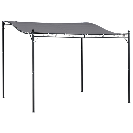 Freestanding Metal Wall Awning Canopy