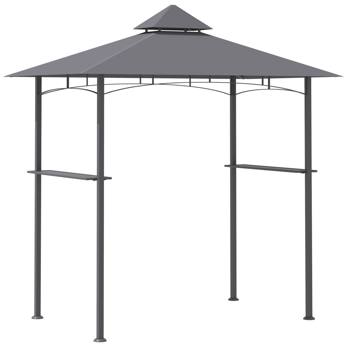 Double-Tier BBQ Gazebo Grill Canopy Barbecue